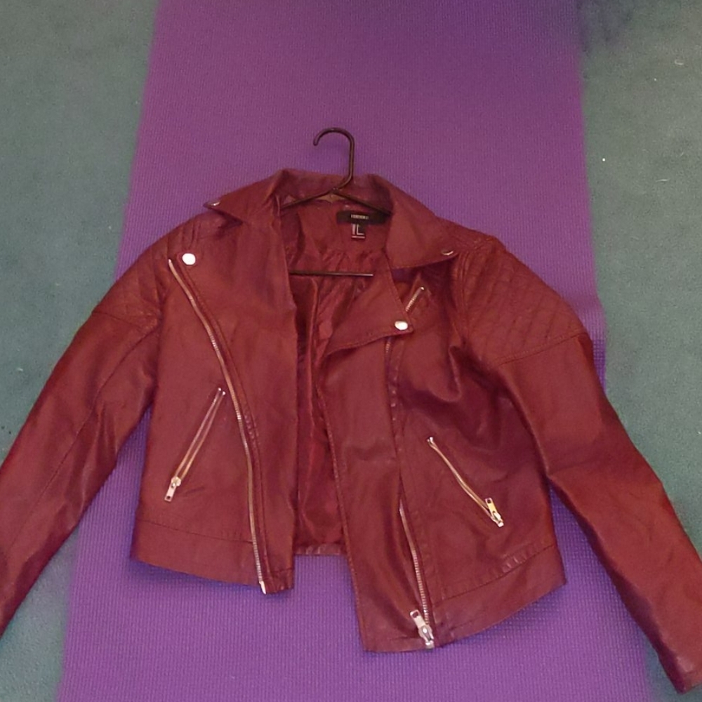 Forever 21 faux leather jacket